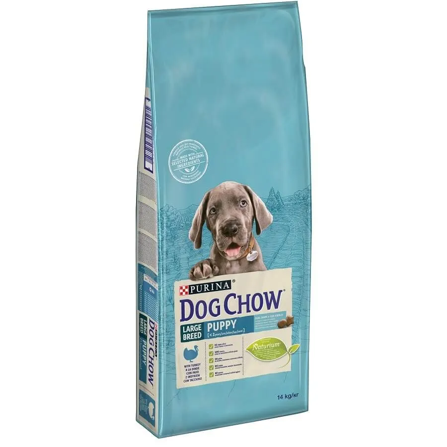 Purina Dog Chow Chiot Grande Race Dinde 14 Kg