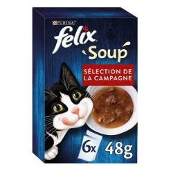 Felix Soup Sélection Campagne Chat 6 X 48 G