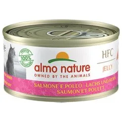 Almo Nature Chat Jelly HFC Saumon Poulet 24 X 70 G