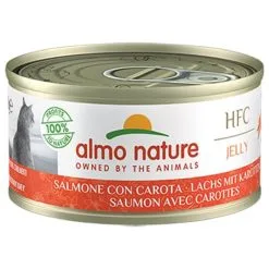 Almo Nature Chat Jelly HFC Saumon Carotte 24 X 70 G