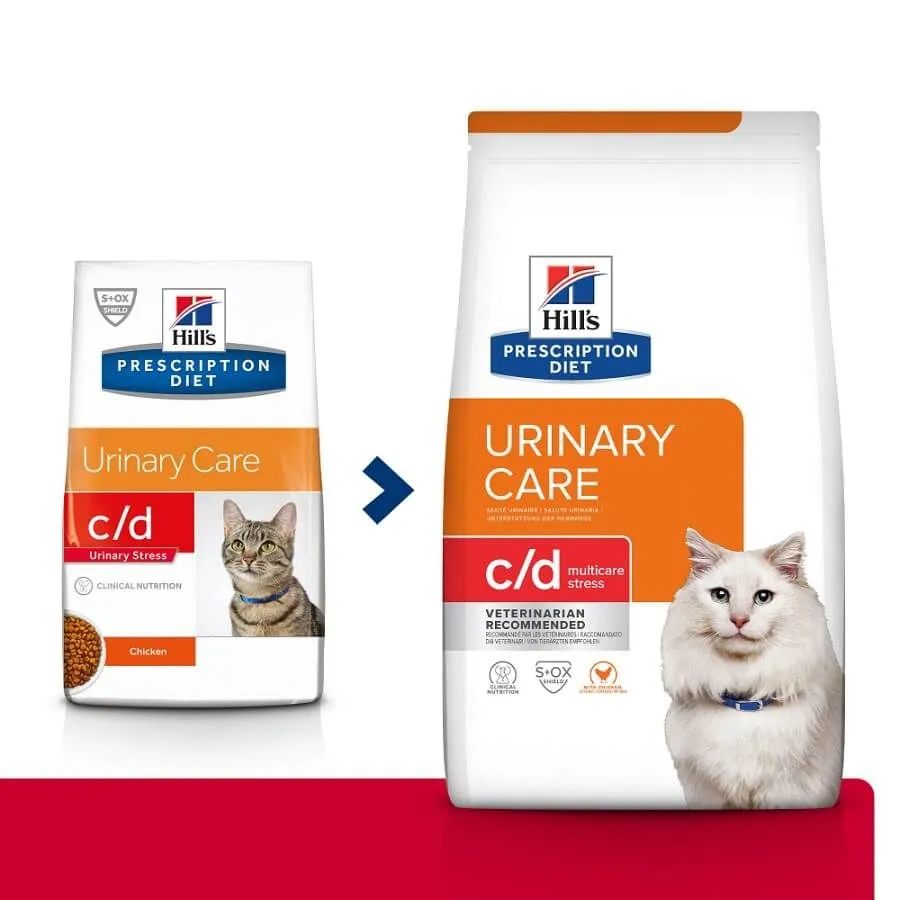 Hill's Prescription Diet Hill's Prescription Diet Feline C/D Urinary Stress Au Poulet 8 Kg – Image 5