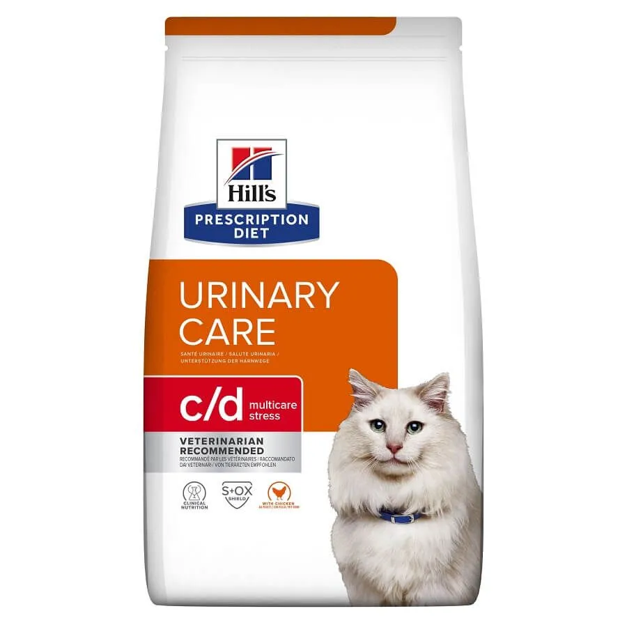 Hill's Prescription Diet Hill's Prescription Diet Feline C/D Urinary Stress Au Poulet 8 Kg