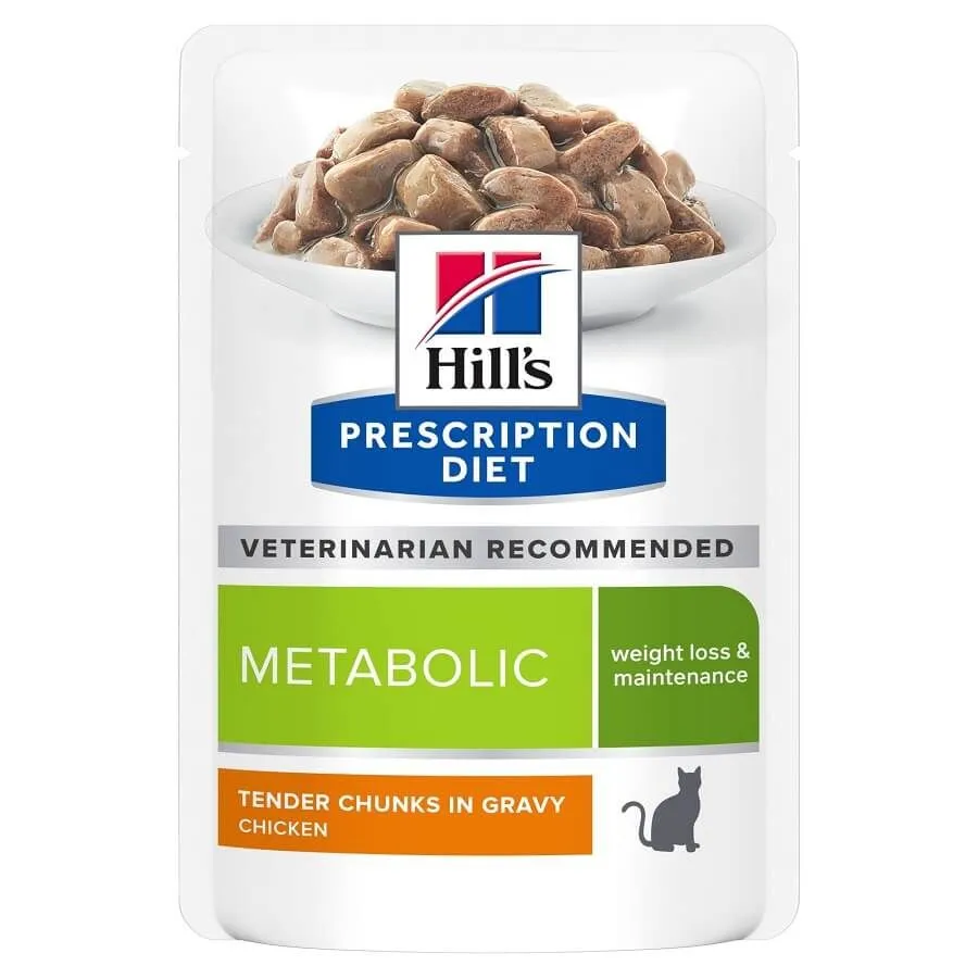 Hill's Prescription Diet Hill's Prescription Diet Feline Metabolic Sachets 12 X 85 Grs – Image 3