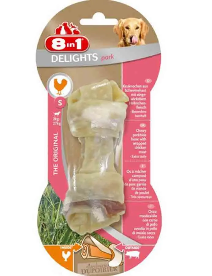 8in1 Delights Porc S Pour Chien
