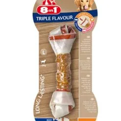 8in1 Triple Flavour Os L Pour Chien MULTIPACK Lot De 6