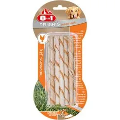 8in1 Delights Twisted Sticks XS Pour Chien X 10