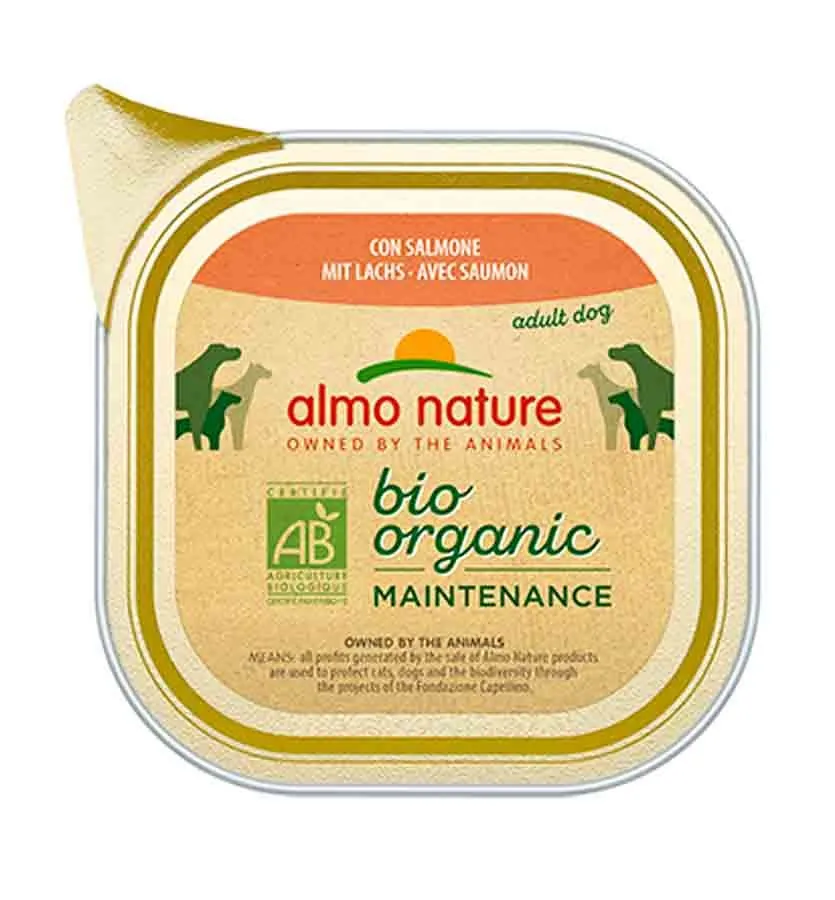 Almo Bio Organic Almo Nature Chien Bio Maintenance Saumon 32 X 100 G
