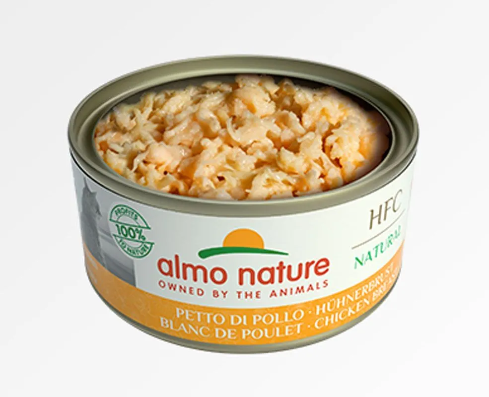 Almo Classic Almo Nature Chat HFC Natural Blanc Poulet 24 X 150 G – Image 2