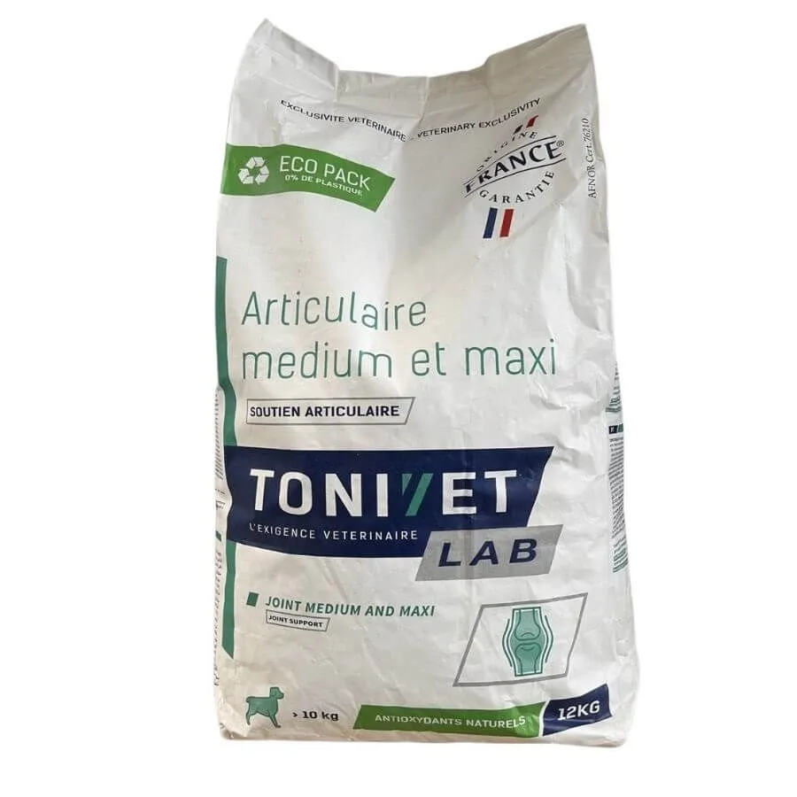 Tonivet Lab Articulaire Medium Et Maxi Chien 12 Kg