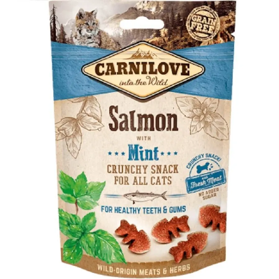Carnilove Crunchy Snack Saumon & Menthe Chat 50 G