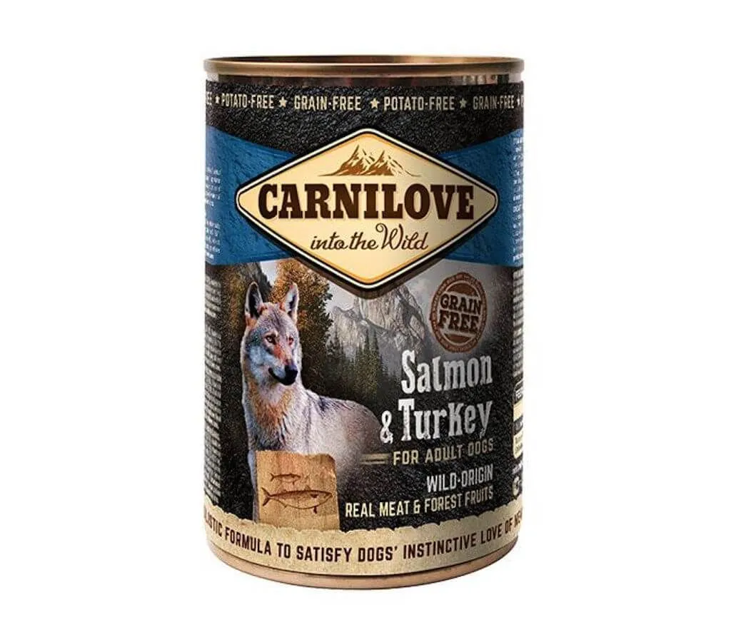 Carnilove Adult Carnilove Boites Sans Céréales Saumon Et Dinde Chien 6 X 400 G