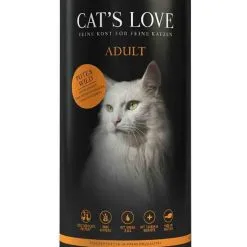 CAT'S LOVE Cat's Love Croquettes Adulte Dinde Et Gibier Sans Céréales Et Sans Gluten 1 Kg