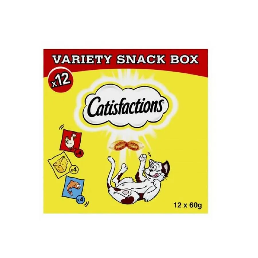 Catisfactions Friandises Megabox 12 X 60 G