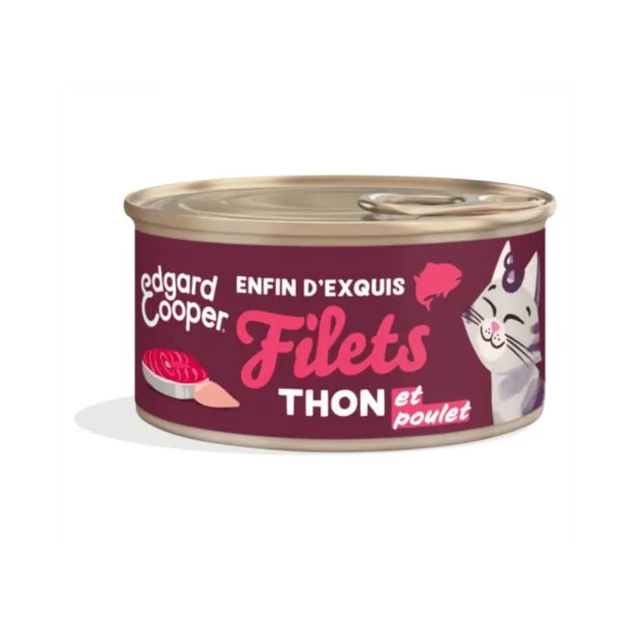 Edgard & Cooper Thon & Poulet Chat 24 X 70 G