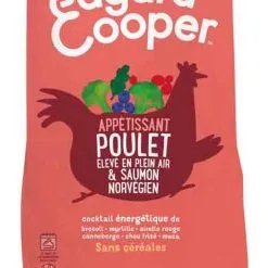 Edgard & Cooper Poulet Frais & Saumon Sans Céréales Chien Senior 7 Kg