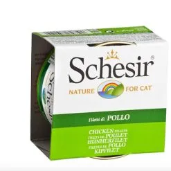 Schesir Filets De Poulet En Gelée Pour Chat 14 X 85 G