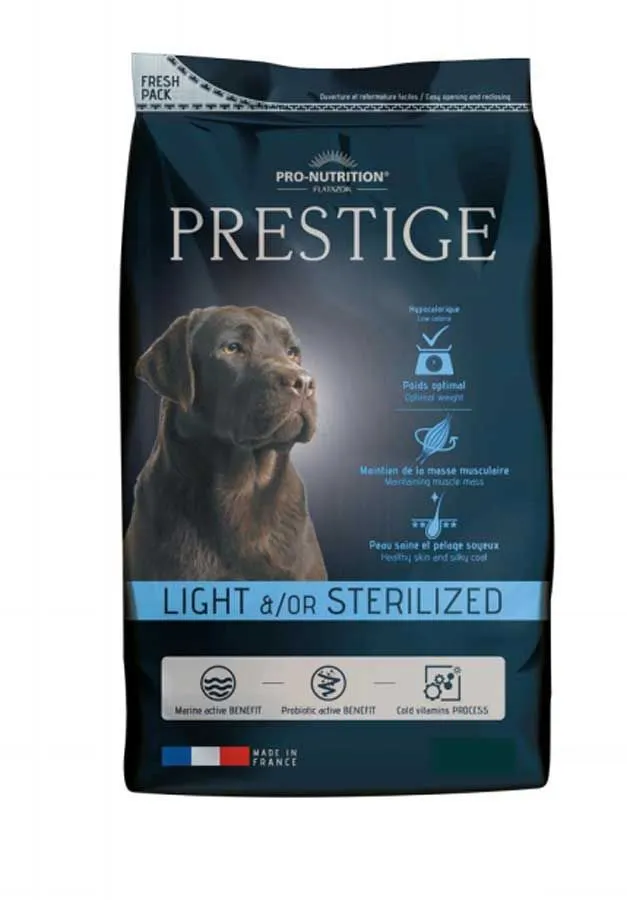 Flatazor Prestige Light Et/ou Stérilisé Chien 15 Kg