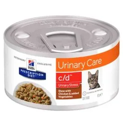 Hill's Prescription Diet Hill's Prescription Diet Feline C/D Urinary Stress Mijotés Au Poulet Et Légumes 24 X 82 Grs