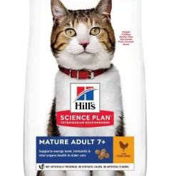 Hill's Science Plan Hill's Science Plan Feline Mature Adult 7+ Poulet 1,5 Kg