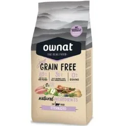 Ownat Grain Free Just Stérilisé Chat 3 Kg
