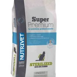 Nutrivet Super Premium Croquettes Chat Stérilisé 8 Kg