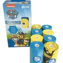 Gloria Paw Patrol Sacs De Propreté Jaune Et Bleu X 160