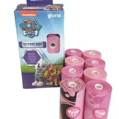 Gloria Paw Patrol Sacs De Propreté Rose Et Gris X 160