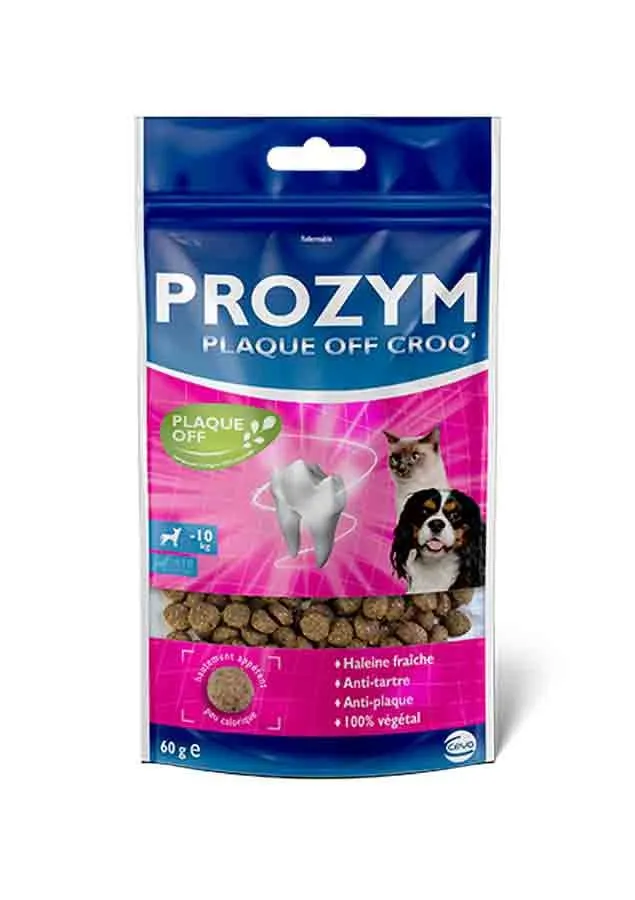 Prozym Plaque Off Croq Chat Et Petit Chien 60 Grs