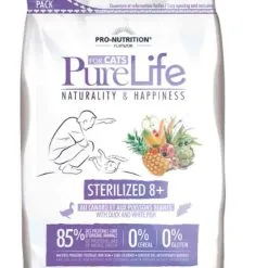 PureLife Croquettes Chat Sterilized 8+ 2 Kg