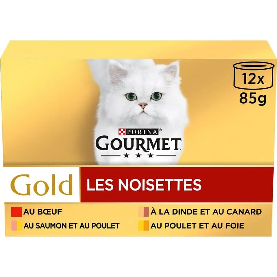 Purina Gourmet Gold Chat Les Noisettes 96 X 85 G