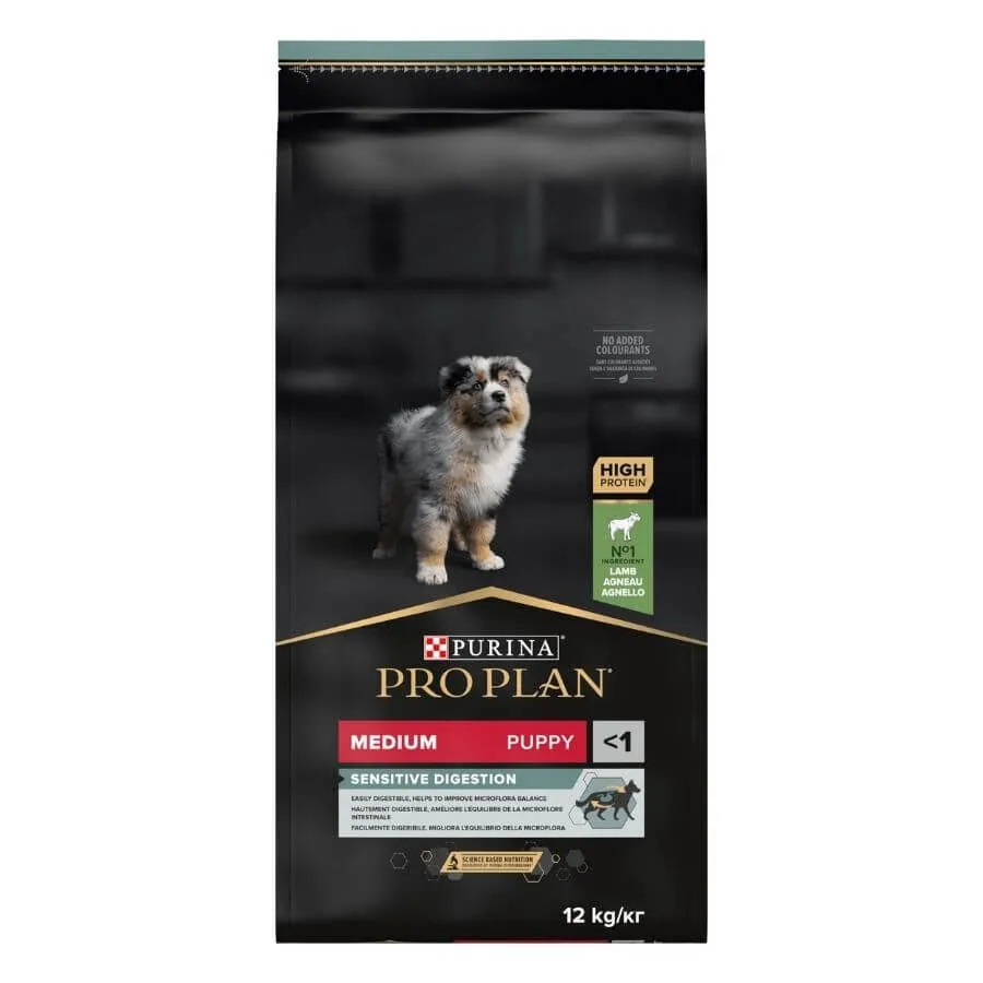 Purina Proplan Chiot Medium Sensitive Digestion Agneau OPTIDIGEST 12 Kg – Image 2