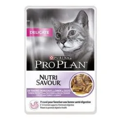 Purina Proplan Chat Nutrisavour Delicate Dinde 26 Pochons 85 G