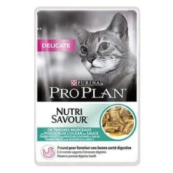 Purina Proplan Chat Nutrisavour Delicate Poisson 26 Pochons 85 G