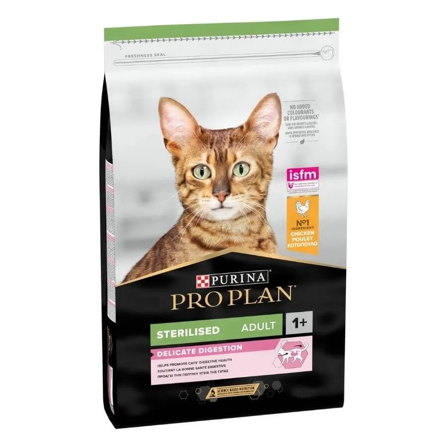 Purina Proplan Optidigest Chat Adult Sterilised Poulet 10 Kg