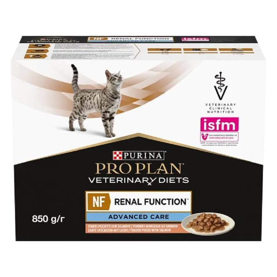 Purina Proplan PPVD Chat Rénal NF Advanced Care Saumon 10 X 85 G