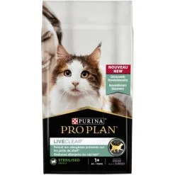 Purina Proplan Cat LiveClear Sterilisé Adult Dinde 2,8 Kg