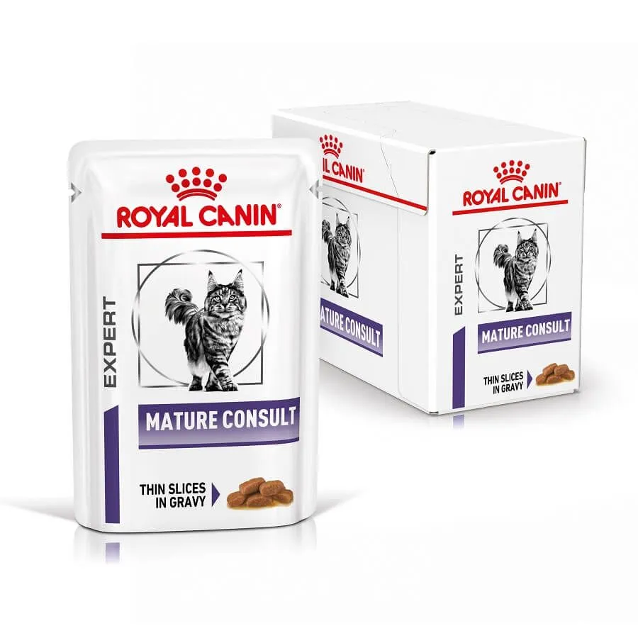 Royal Canin Vet Care Royal Canin Vet Chat Mature Consult 12 X 85 G – Image 2