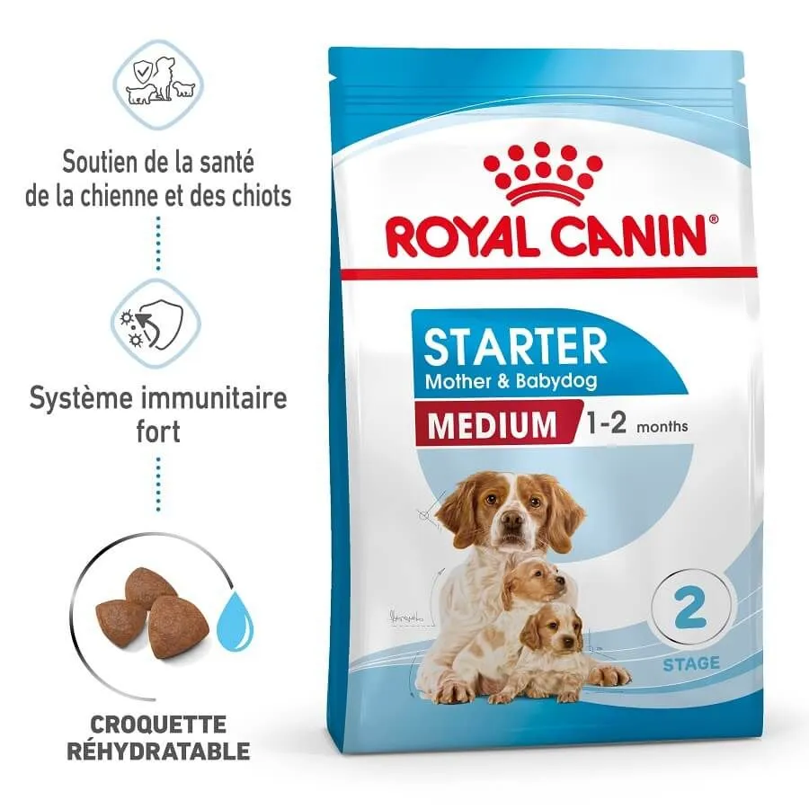 Royal Canin Size Health Nutrition Royal Canin Medium Starter Mother & Babydog 15 Kg – Image 2