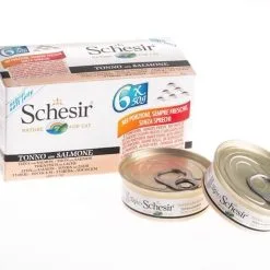Schesir Thon Avec Saumon Pour Chat Multipack 6 X 50 G