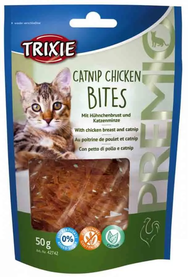 Trixie PREMIO Catnip Bouchées Poulet Chat 50 G