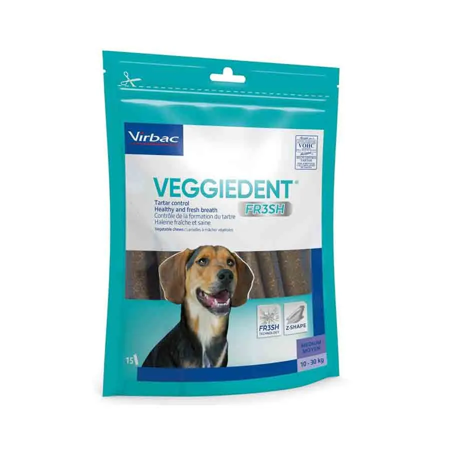 Veggiedent FR3SH Veggiedent FRESH M Lamelles Dentaires Chien – Image 2