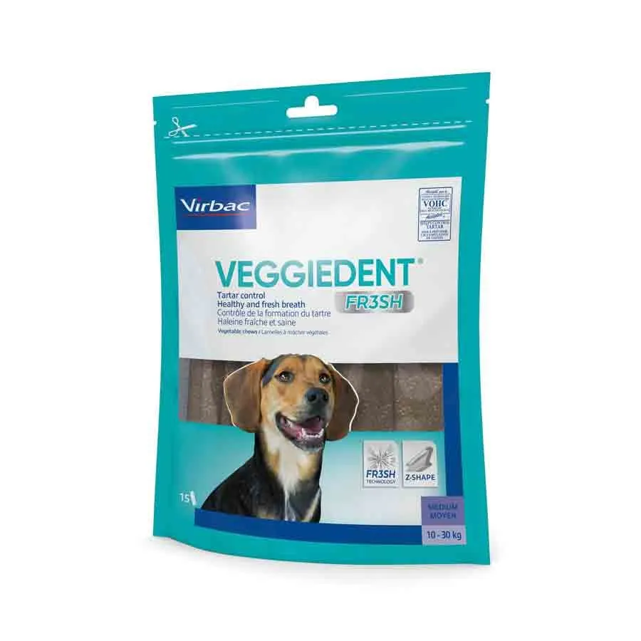 Veggiedent FR3SH Veggiedent FRESH M Lamelles Dentaires Chien – Image 3