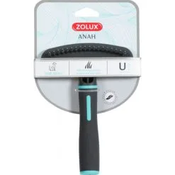 Zolux Anah Etrille Rétractable 18 Dents Noir Pour Chien